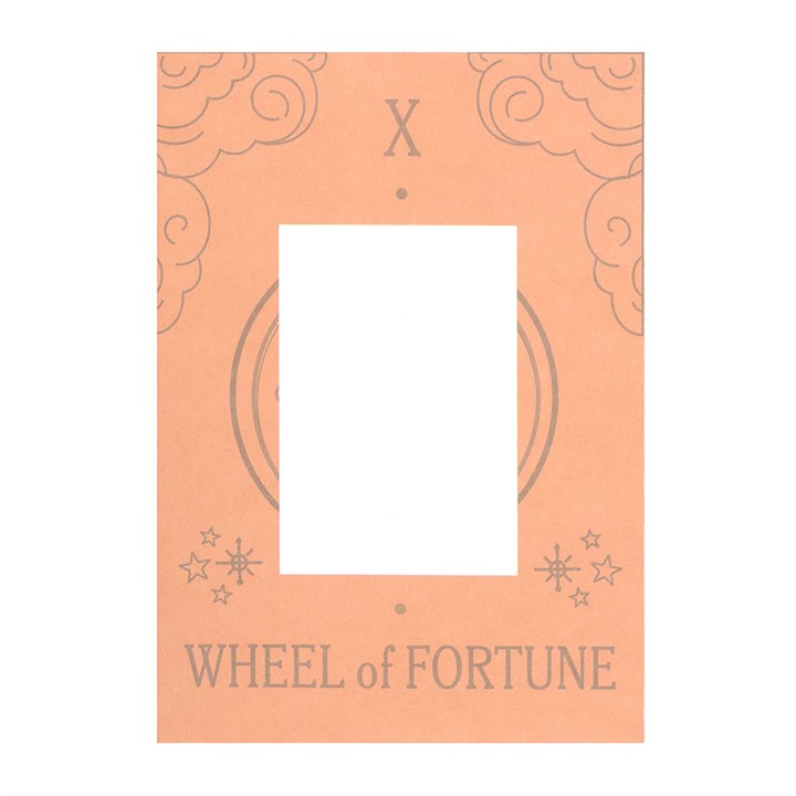 The Wheel of Fortune Vintage Tarot Necklace on Greeting Card - Image 5