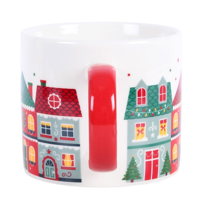 Christmas Street Print Mug - Image 3