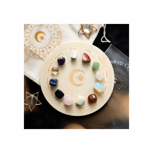 Astrology Wheel Crystal Grid Set