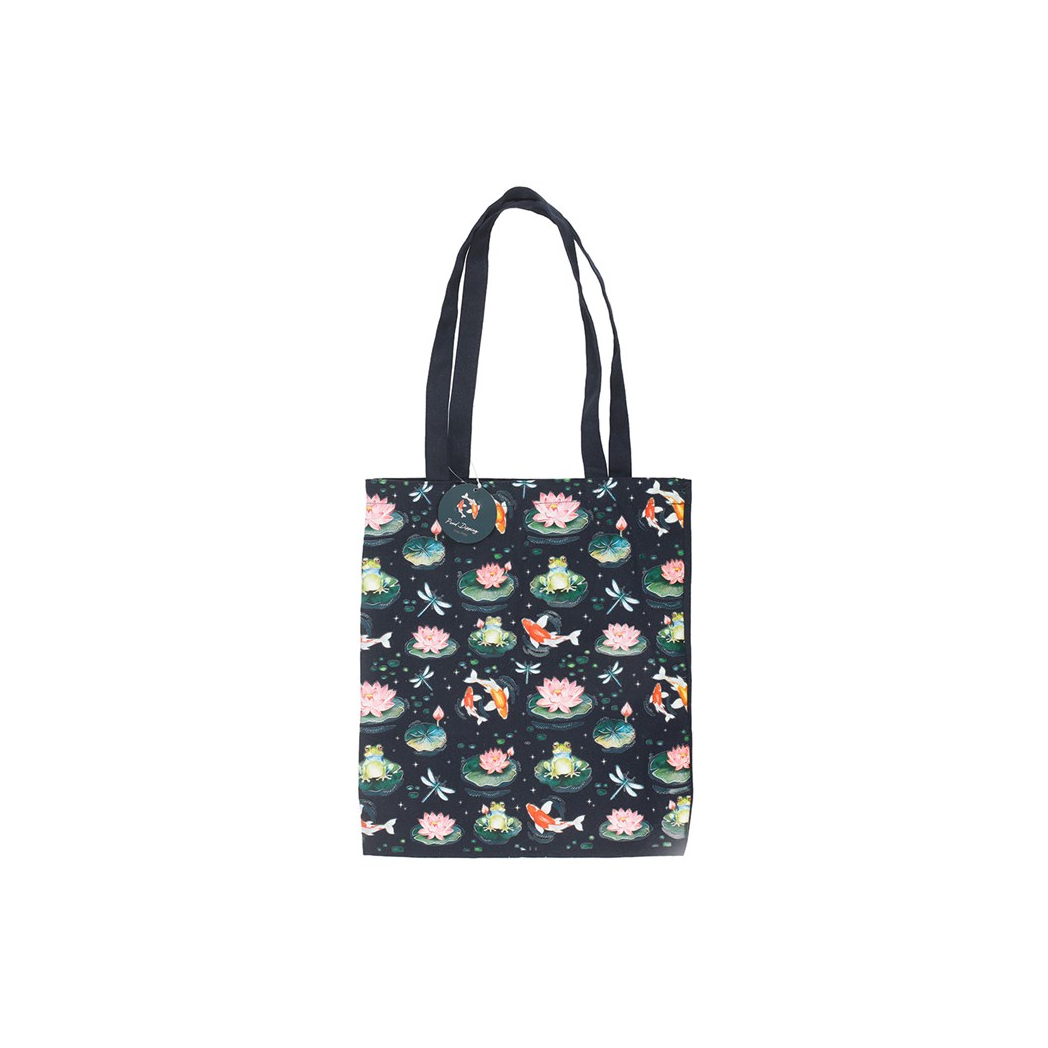 Pond Print Polycotton Tote Bag - Image 2