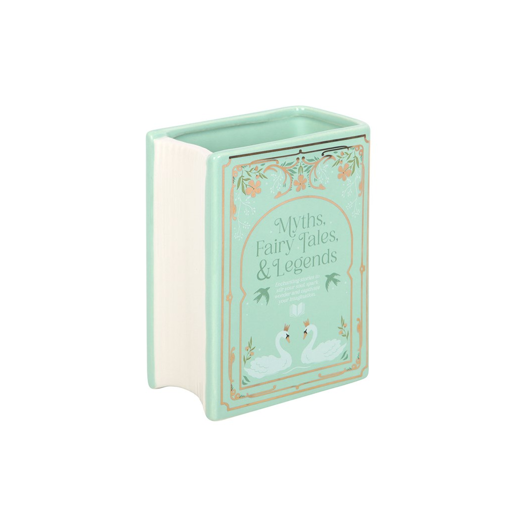 Green Book Shaped Vase - Image 3