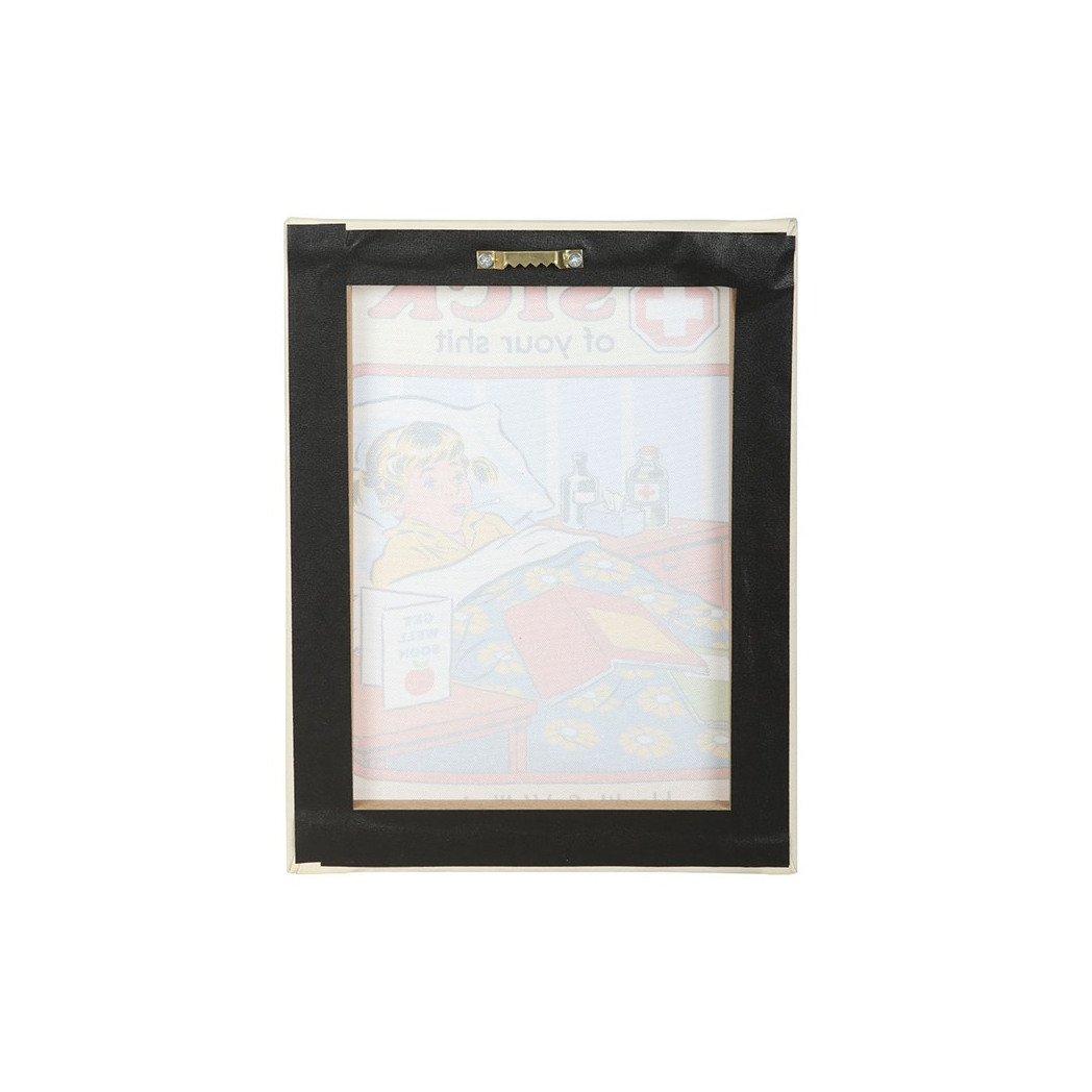 19x25cm Sick Of Your Shit Canvas Plaque by Steven Rhodes - Image 4
