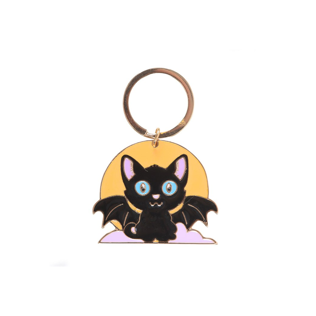 In My Witch Era Cat and Moon Enamel Keyring - Image 3