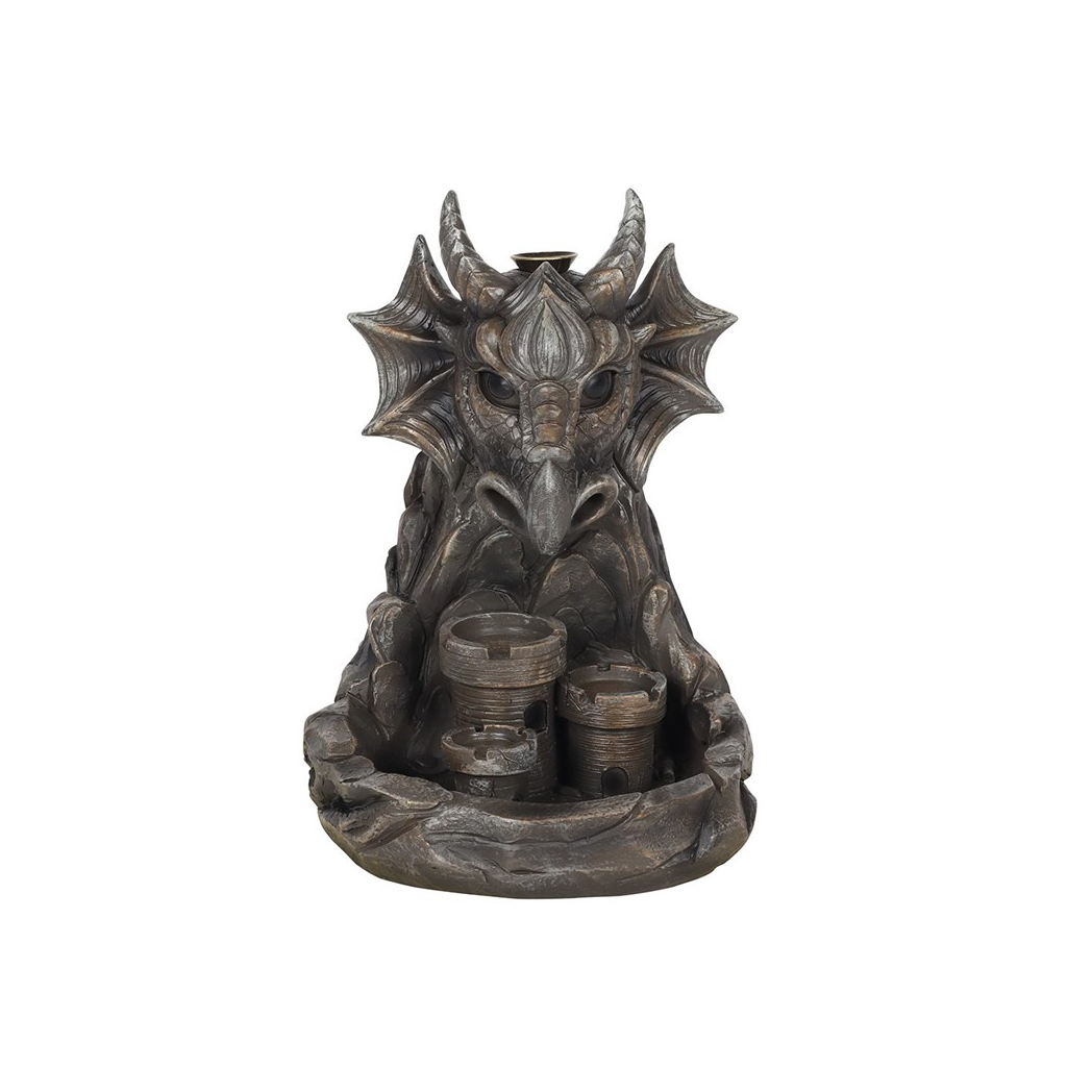 Grey Dragon Backflow Incense Burner - Image 2