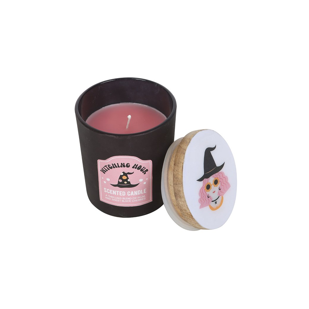 Witching Hour Plum and Black Cherry Candle - Image 3