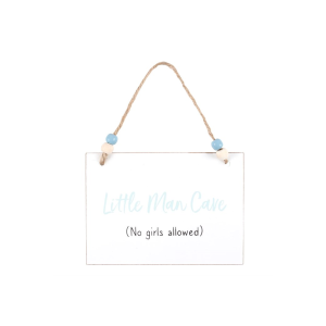 Little Man Cave Hanging Sign