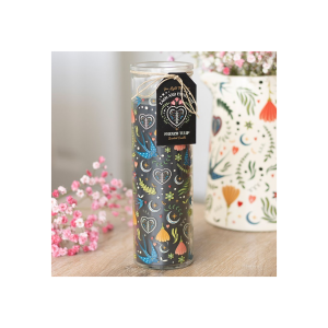 Midnight Bloom Print French Tulip Tube Candle