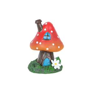 Red Smoking Toadstool Incense Cone Holder