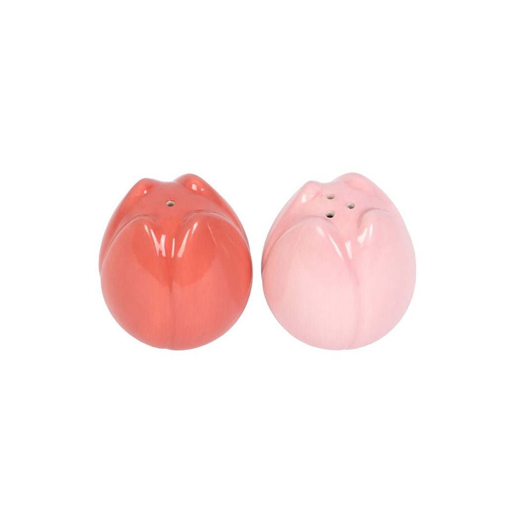 Tulip Shaped Salt and Pepper Shakers - Image 3