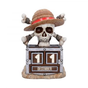 One Piece Luffy Jolly Roger Perpetual Calendar
