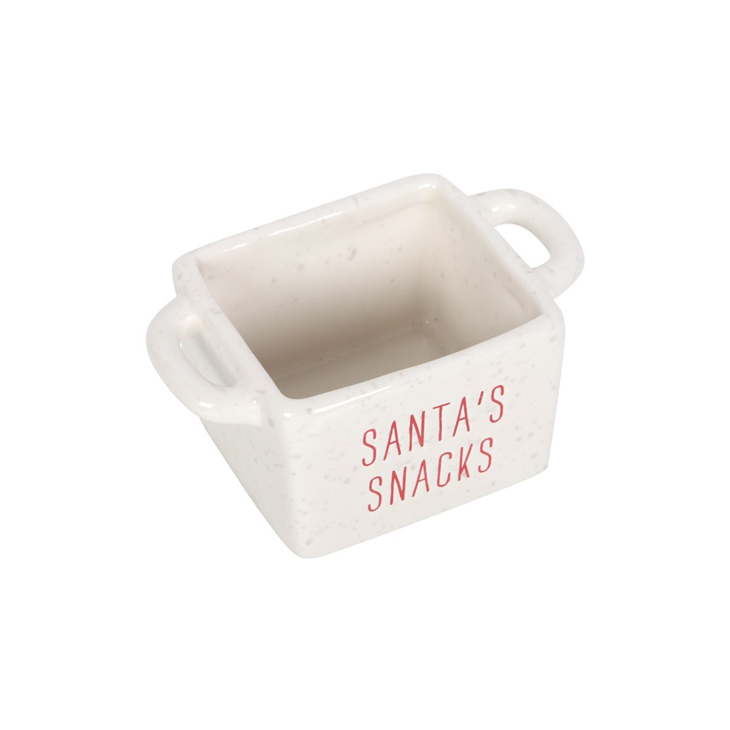 Set of 3 Ceramic Christmas Snack Bowls - Image 4