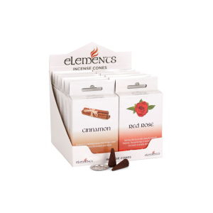 Set of 12 Packets of Elements Incense Cones Mixed Fragrances