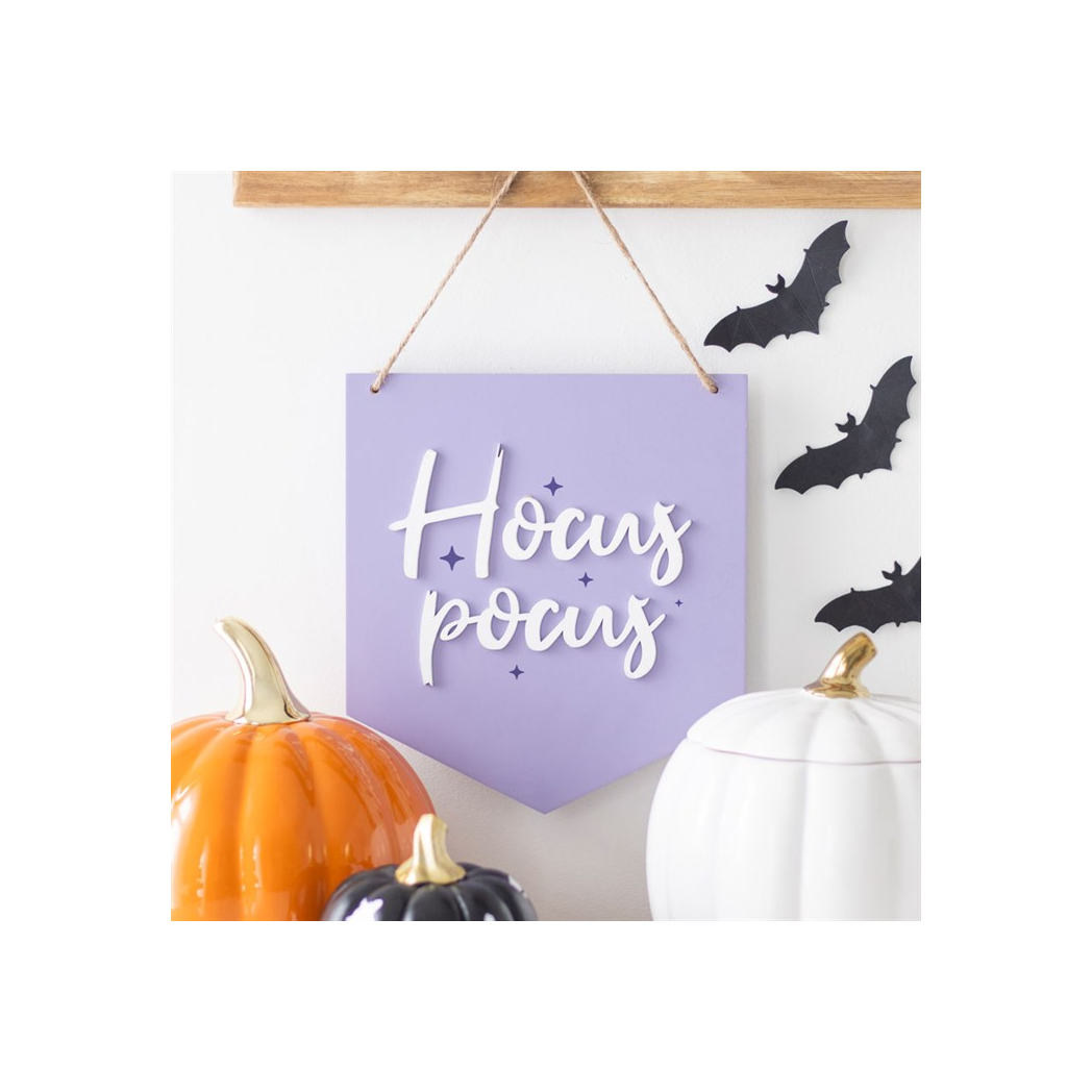 Purple Hocus Pocus Hanging Sign - Image 4