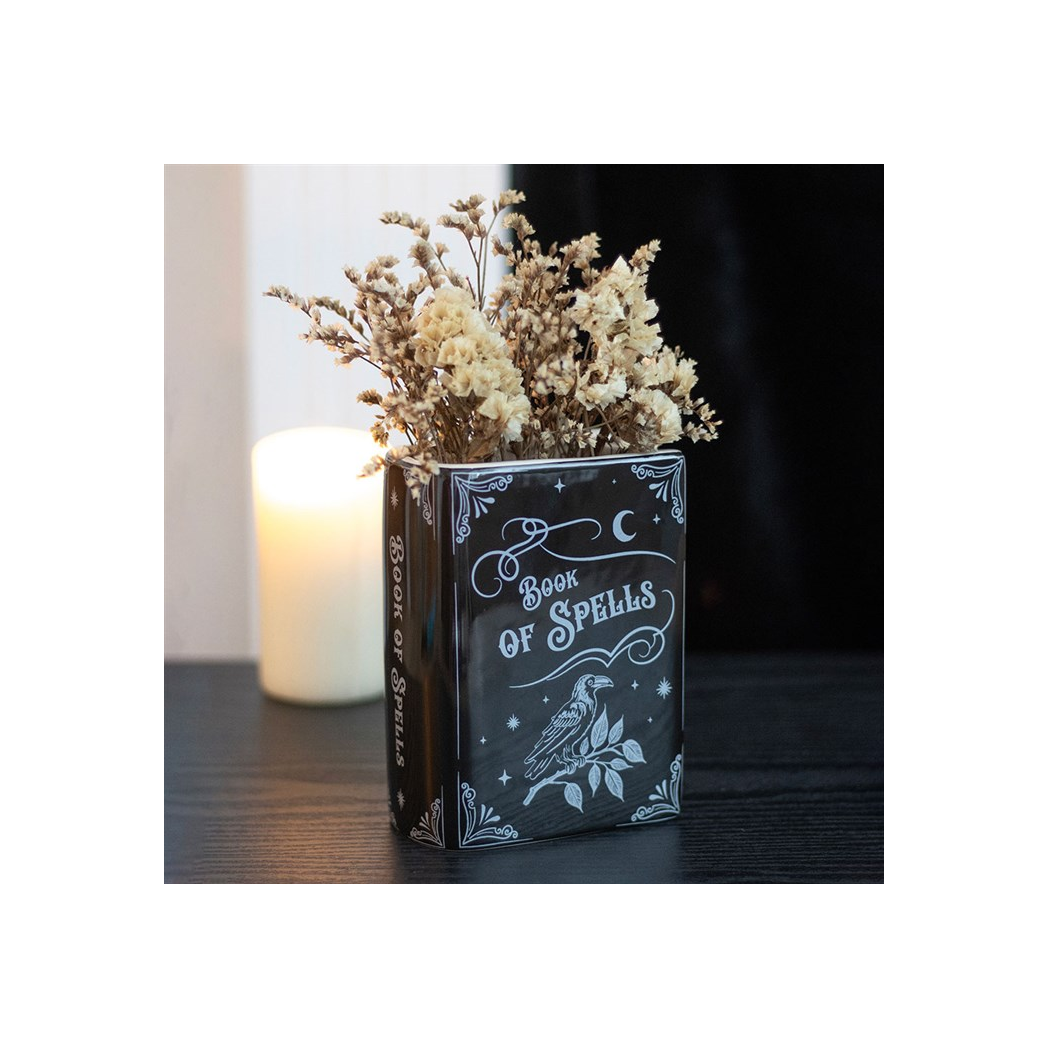 Book of Spells Flower Vase
