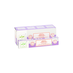 6 Packs of Miracle Earth Incense by Satya