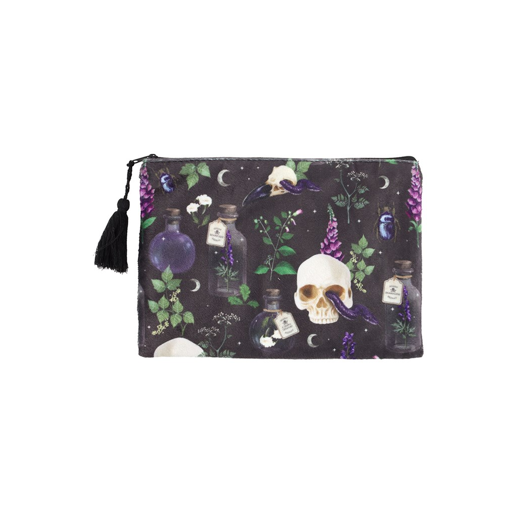 Venom & Vines Print Makeup Bag - Image 2