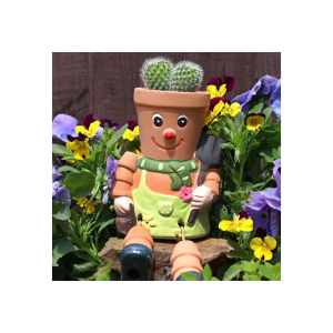 Terracotta Pot Man Planter