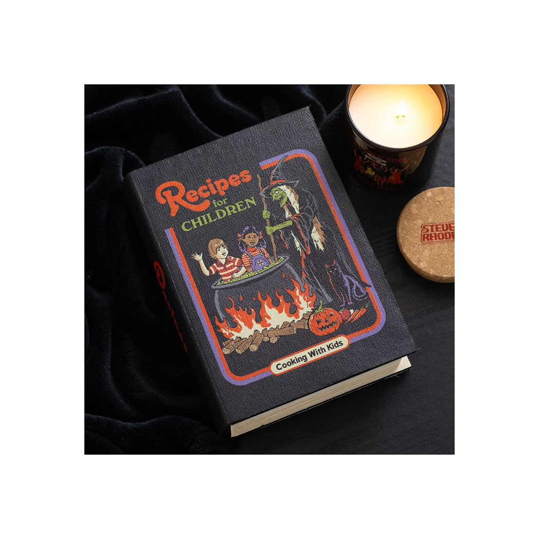 Recipes for Children Book Shaped Storage Box by Steven Rhodes