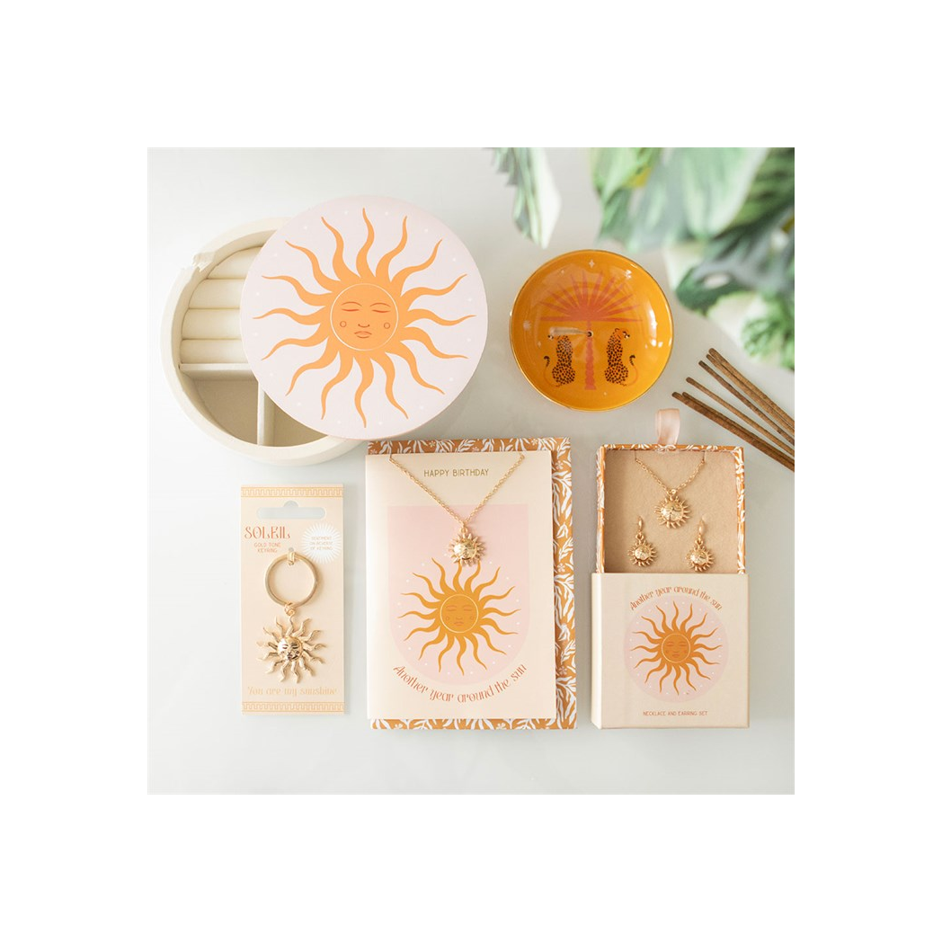 Sun Earring and Necklace Set - Image 5