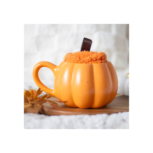 Pumpkin Shaped Mug and Socks Set
