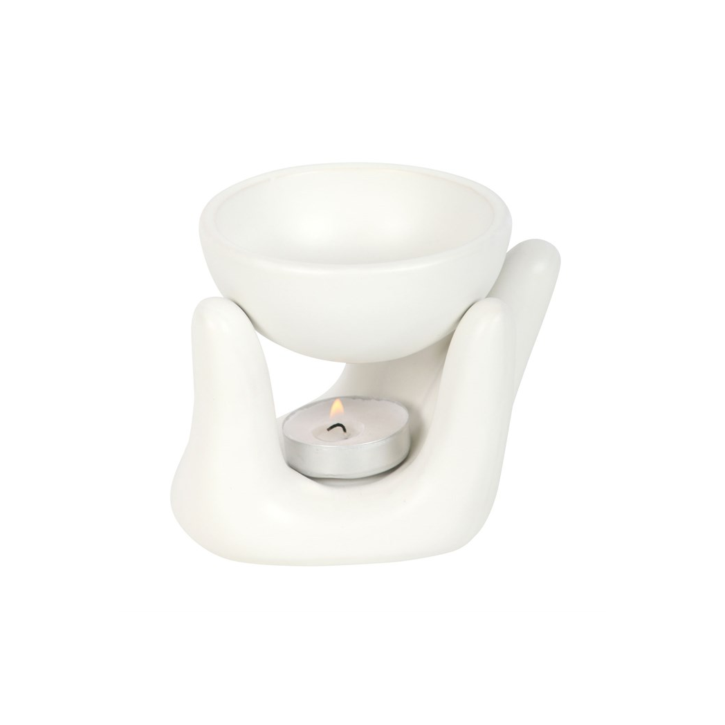 White Hand Ceramic Oil Burner - Image 2