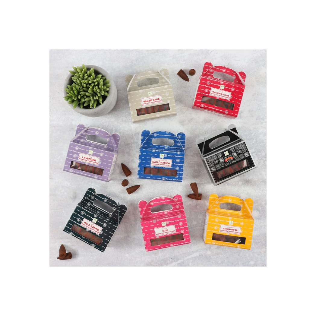 Set of 6 Packets of Satya Rose Backflow Dhoop Cones - Image 5