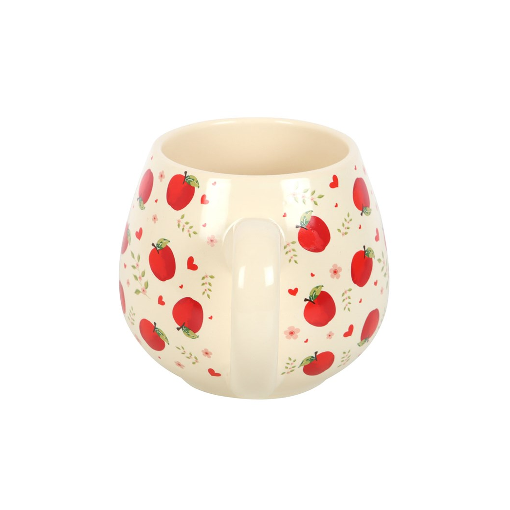Apple Print Rounded Mug - Image 3