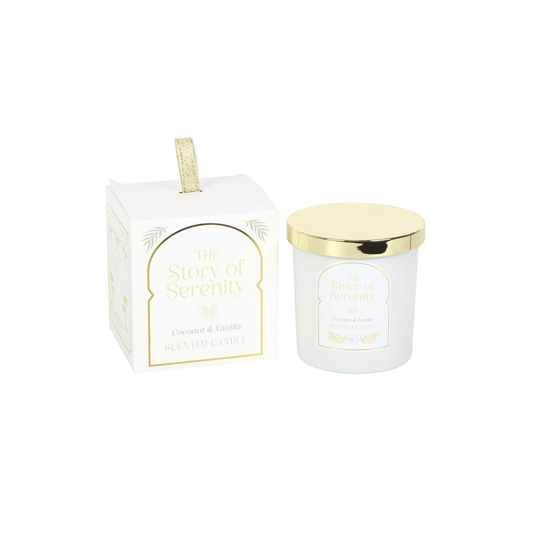 The Story of Serenity Coconut & Vanilla Candle - Image 2