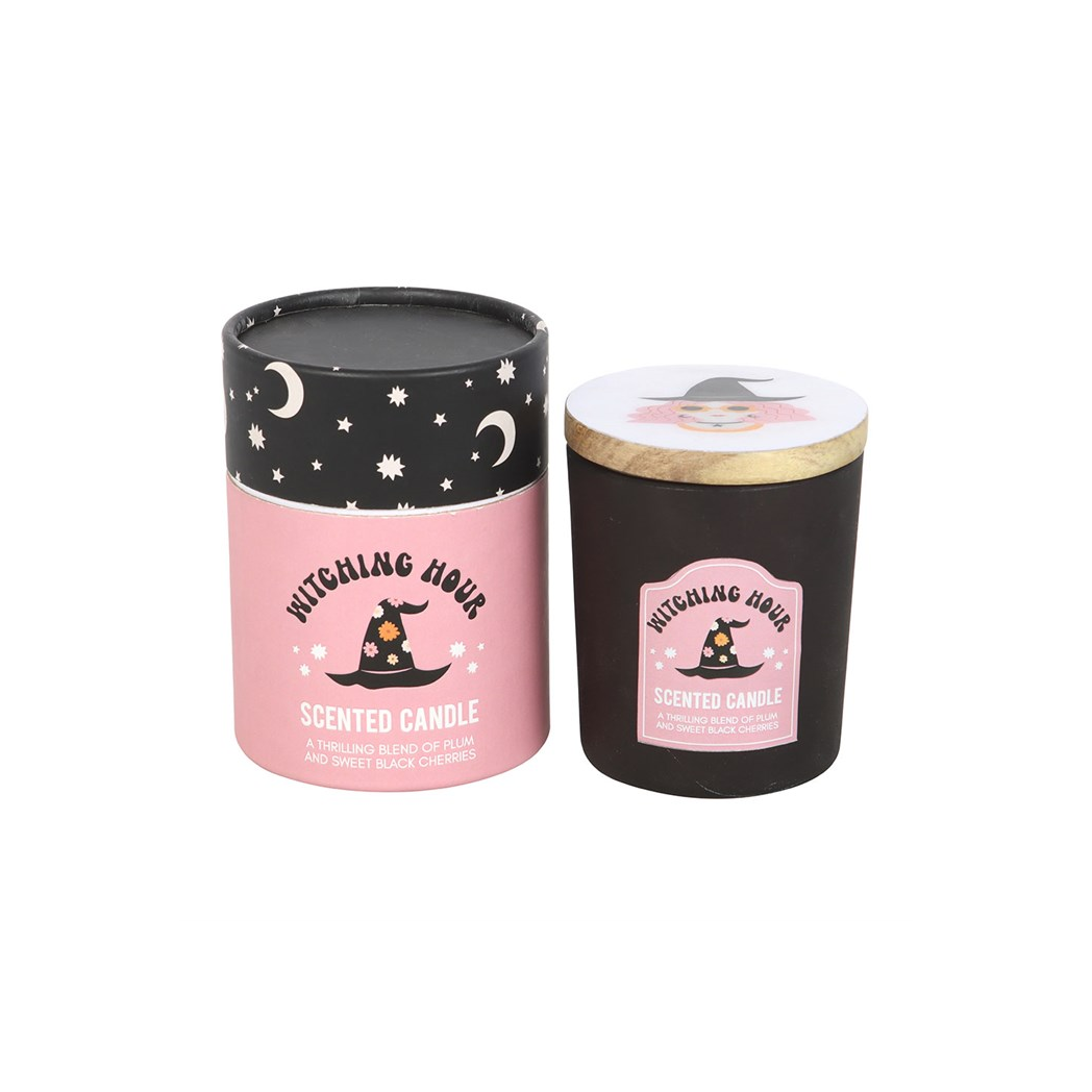 Witching Hour Plum and Black Cherry Candle - Image 2