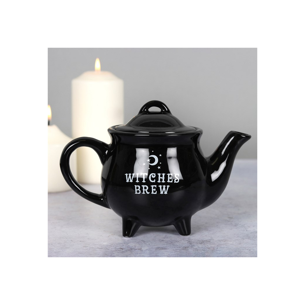 Witches Brew Black Ceramic Tea Pot - Image 5