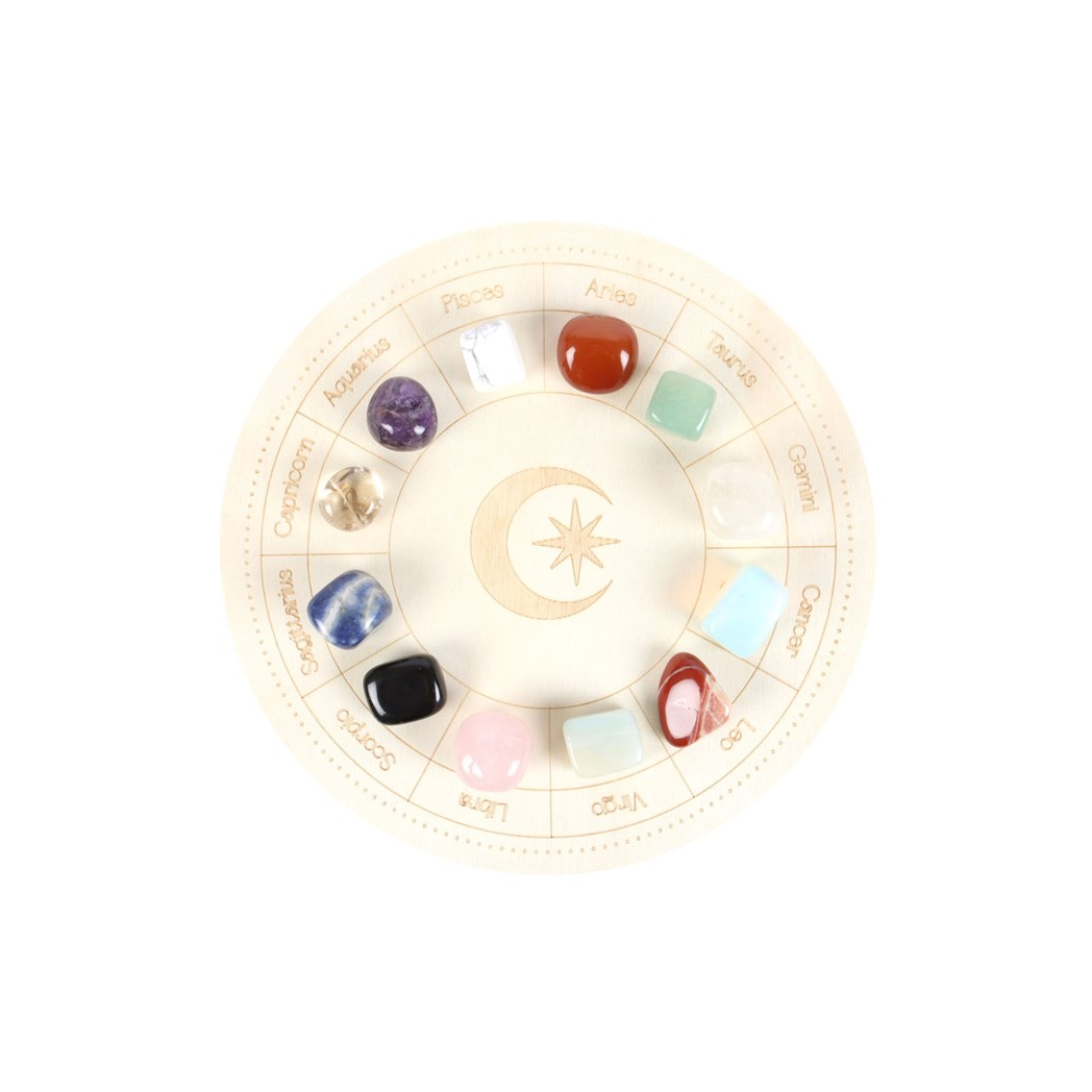 Astrology Wheel Crystal Grid Set - Image 3