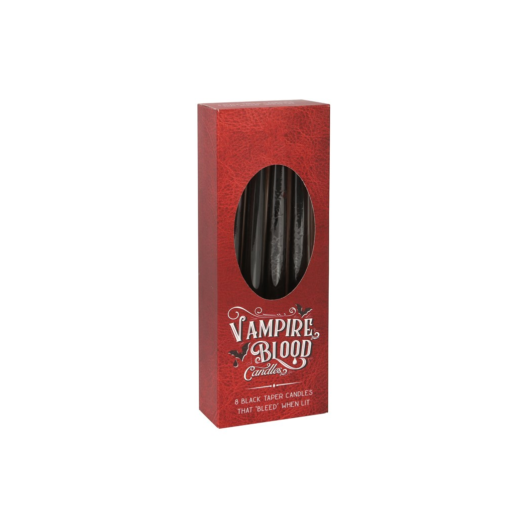 Set of 8 Vampire Blood Taper Candles - Image 4