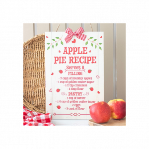 Autumn Skies & Apple Pies Hanging Sign