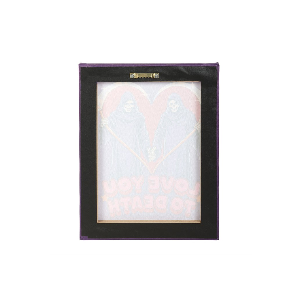 19x25cm Love You To Death Canvas Plaque by Steven Rhodes - Image 4