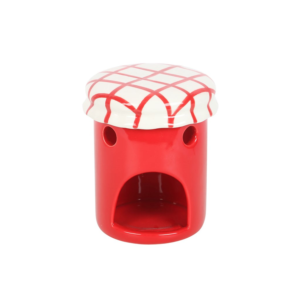 Cherry Jam Jar Oil Burner and Wax Warmer - Image 5