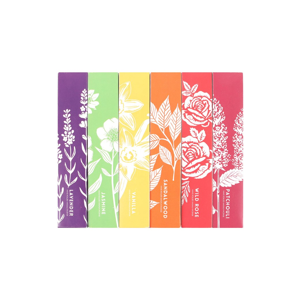 Aromatic Botanical Masala Incense Stick Variety Set - Image 4