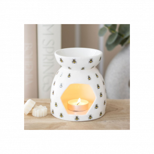 All Over Bee Print Oil Burner