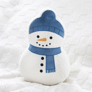 Snowman Shaped Boucle Cushion
