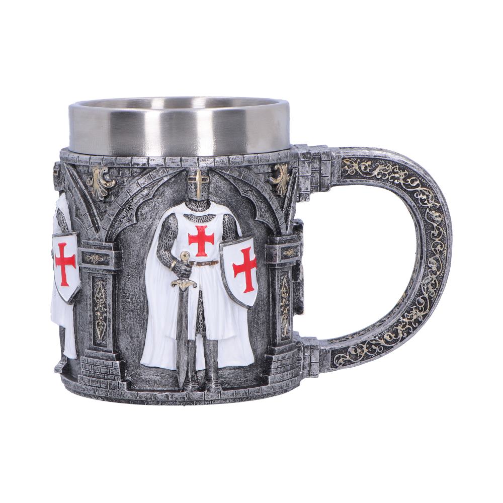 Knight in Shining Armour (White) Tankard (Small)